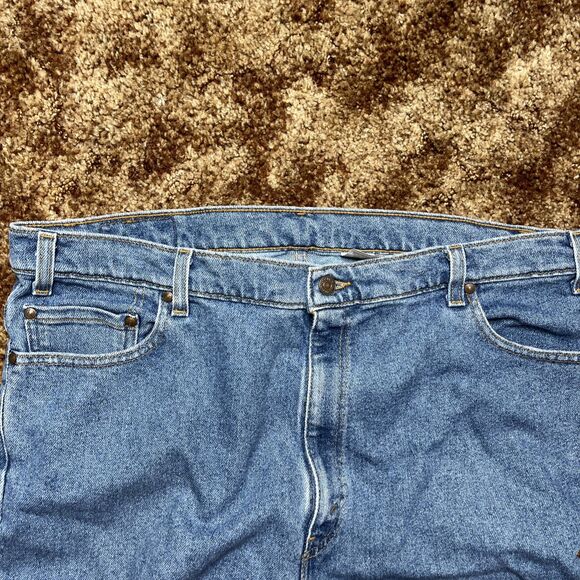 Vintage Levi's 540 Orange Tab Mens Denim Jeans Size 42x30 Straight Medium Wash - Picture 3 of 8